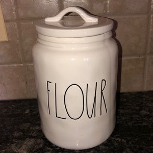 Rae Dunn Flower Canister